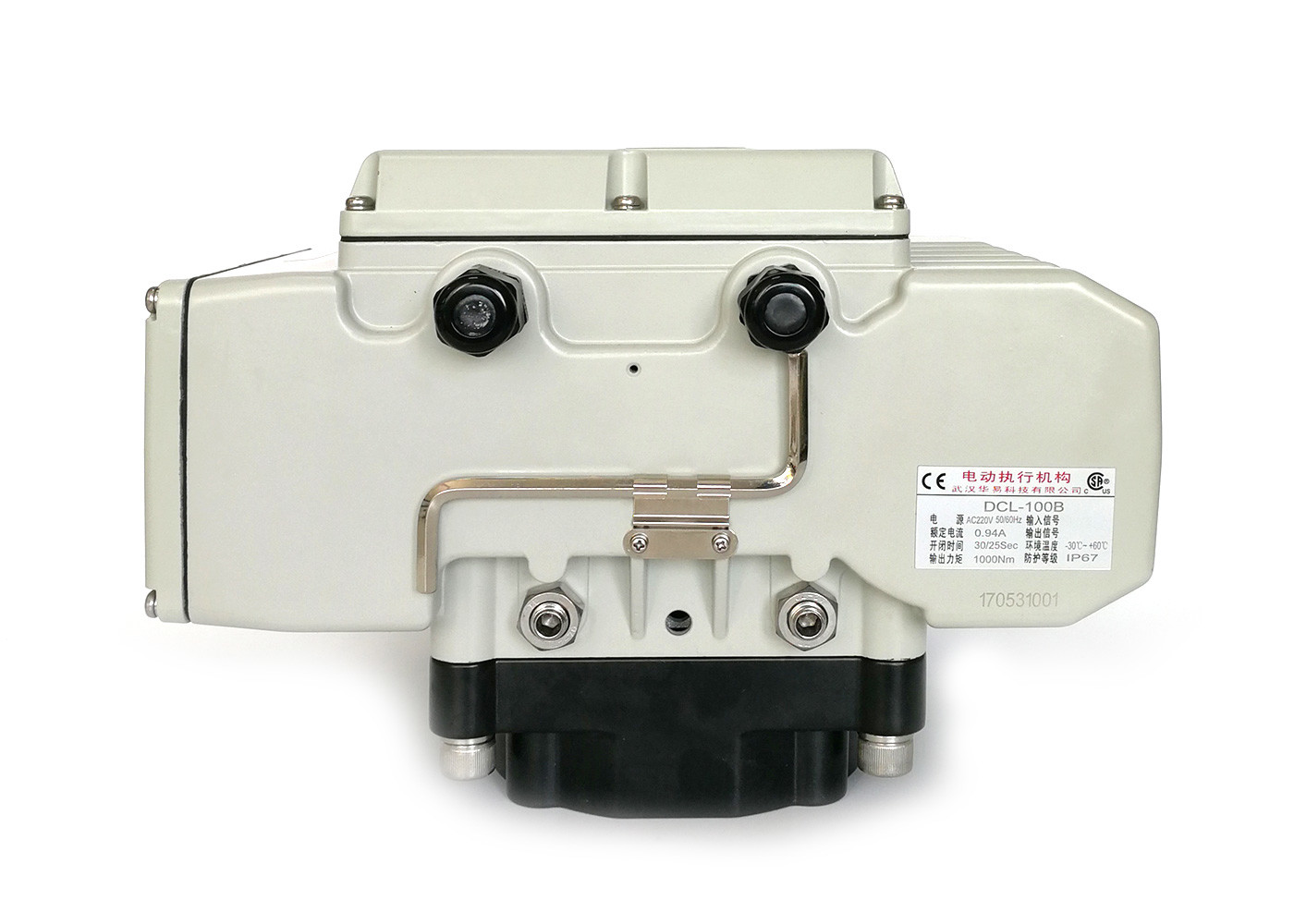 Quality Humidity resistance CE/CSA 30S/1000Nm Ball Valve Actuator for sale