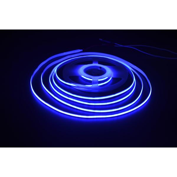 Quality High Color Rendering COB LED Strip Lights Ice Blue Flexible Strip For Home Decoration for sale