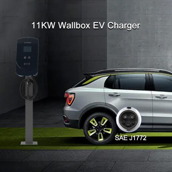 Quality 380V 11KW Home Wall Box EV Charger Single Phase SAE J1772 Charging Stations for sale