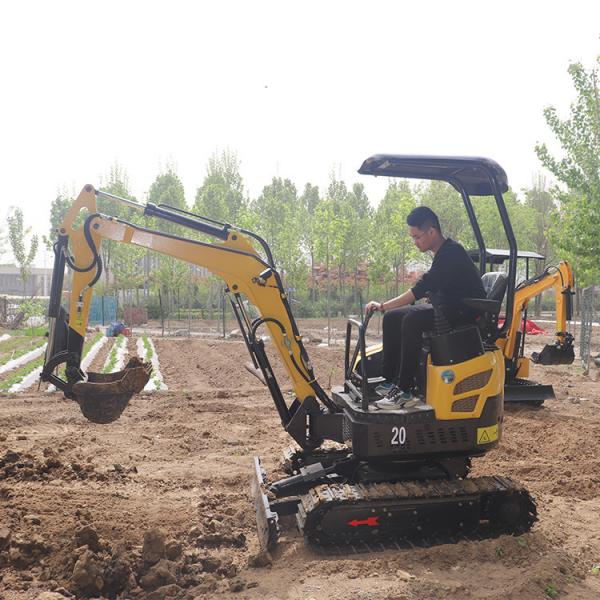 Quality Multipurpose 2000Kg Mini Backhoe Excavator High Configuration Without Tail for sale