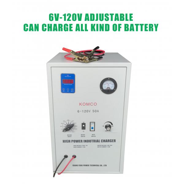 Quality 6v-192v 80A 100A Industrial Battery Chargers Multi Stage Wheeled IP20 for sale