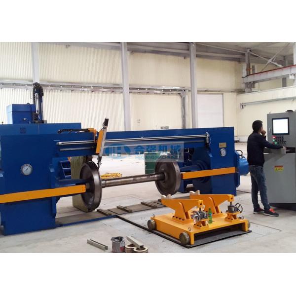 Quality Horizontal 2600mm Wheelset Press , 450 Ton Railway Wheel Press for sale