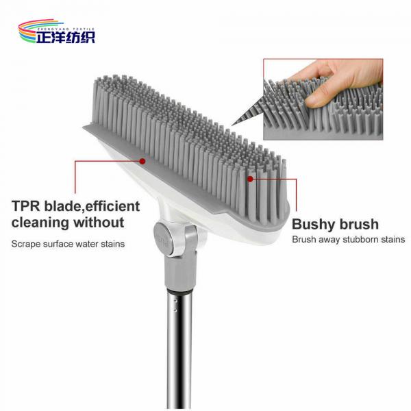 Quality Stainless Steel Small Broom Dustpan Set Combo TPR Bristle Rotatable for sale