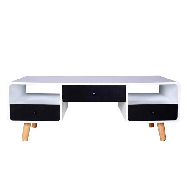 Quality KD Package 32.5KG Multifunctional Solid Wood Coffee Tables for sale