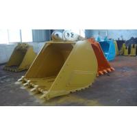 Quality Cat Excavator Rock Bucket With Teeth , Wheel Loader Bucket For Mining for sale