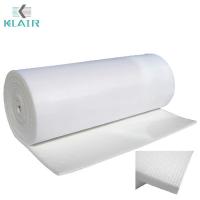 China Synthetic Fiber Air Filter Media Roll , F5 Paint Booth Filter factory