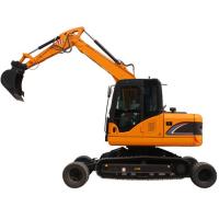 Quality Hydraulic Wheel Crawler Excavator Flexible Operation 8 Ton Mini Excavator for sale