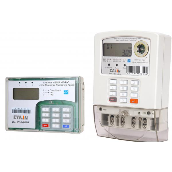Quality Split Type Single Phase Keypad Prepaid Electricity Meters Din Rail Mounted Kwh for sale