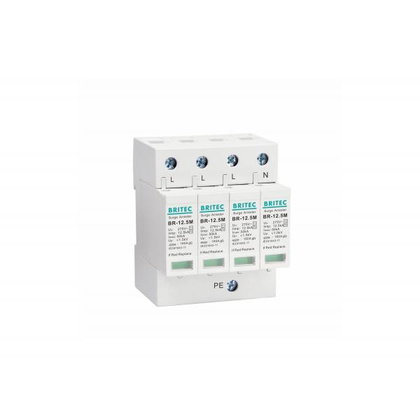 Quality Quick Response Class I+II SPD 4P 275V  BRITEC Surge Protection Device for sale