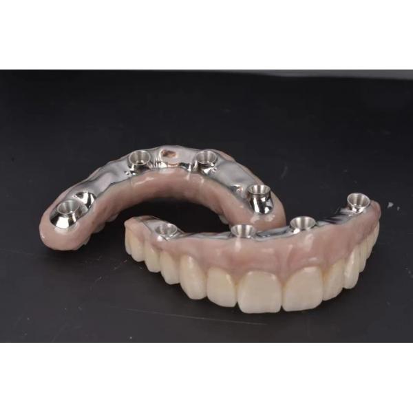 Quality Zirconia Dental Implant Crown Biocompatible With Titanium Bar for sale