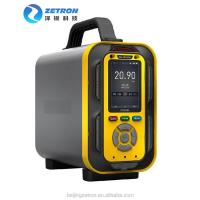 China Six In One Portable Biogas Analyzer for Gas Station Built in mini printer factory