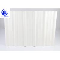 Quality Shiny Colorful PVC Roof Tiles Fire Resistant Plastic Trapezoidal Panel for sale