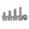 China Stainless Steel Knurled Socket Head Cap Screws With Spring And Plain Washers SEMS Screws factory