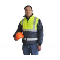 Quality Short Industrial Work Jackets Reversible Comfortable Hi Vis Winter Bomber Jacket for sale