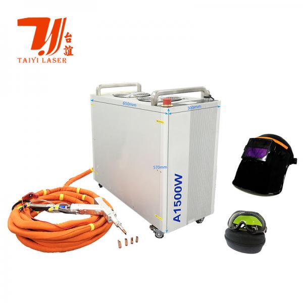 Quality 60KG Portable Mini Air Cooling 1000W 1500W GW Handheld Laser Welding Machine for sale