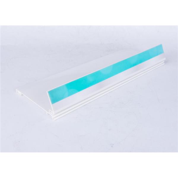 Quality Transparent Extruded Plastic Profiles / PVC Sign Display For Supermarket for sale
