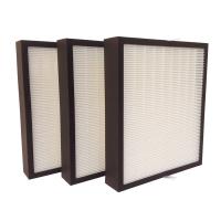 China Hepa H13 H14 Washable Air Filter For Fresh Air 0.3um Porosity factory