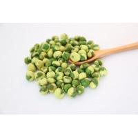 China GMO - Free Roasted Salted Green Peas Delicious Safe Raw Ingredient Hard Texture factory