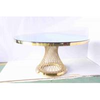 China Glass Top Round Dining Table Set Hotel Furniture Customized Size factory
