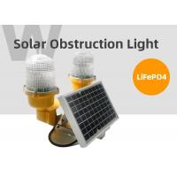 Quality Solar Medium Intensity Dual Tower Obstruction Light LED ICAO FAA for sale
