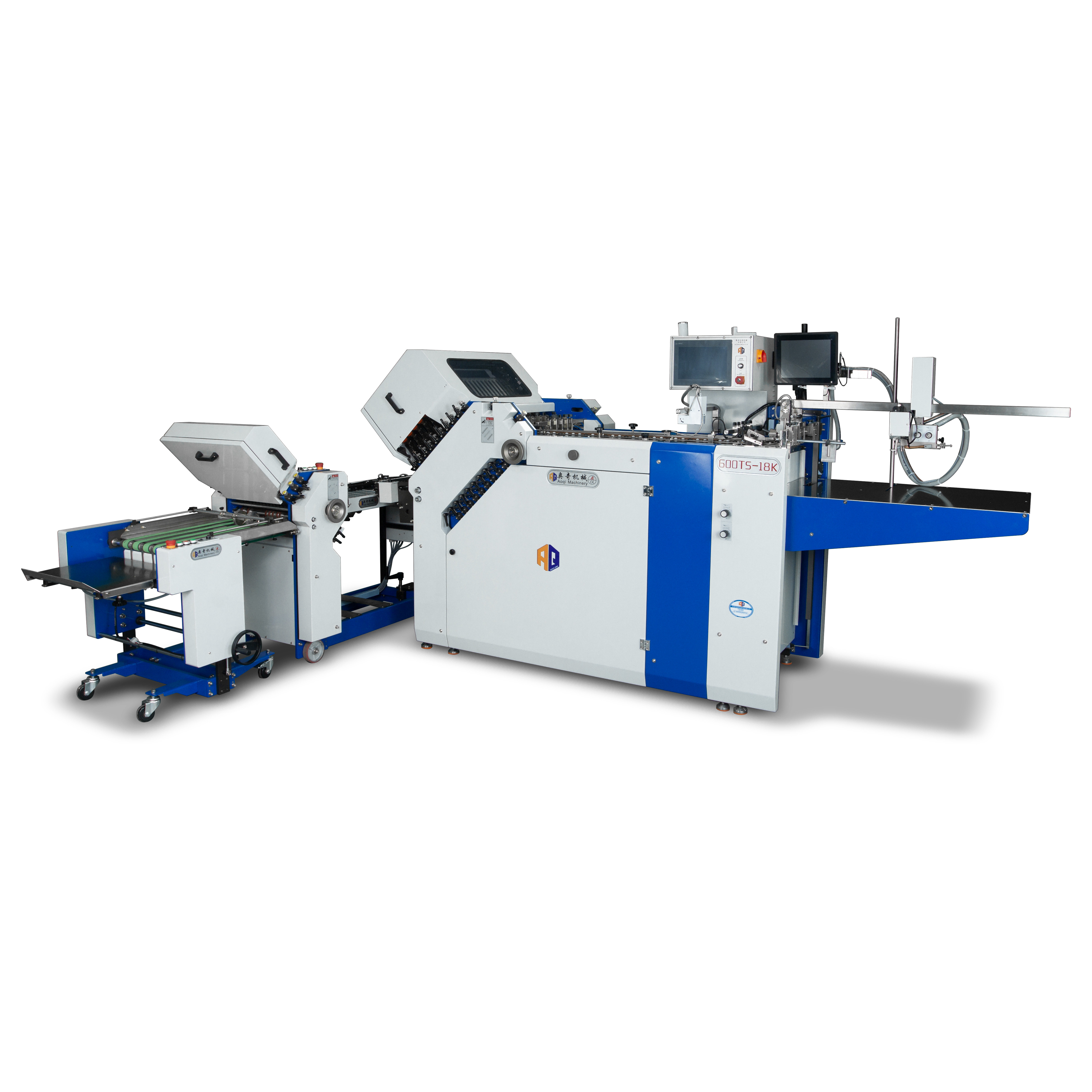 China Large Format Belt Driving Paper Folding Machine For Pharmaceutical Leaflet Paper Folder factory