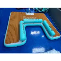 China U Shape Lake Floating Platform Inflatable Swim Platform Customized Play Equipment Island factory