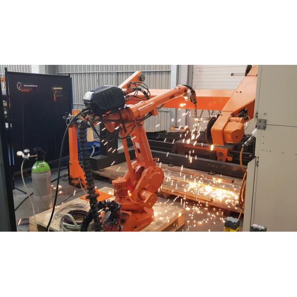 Quality ABB Robotic Arm IRB 2400-10/1.55 Industrial 6 Axis Welding Robot With Megmeet for sale