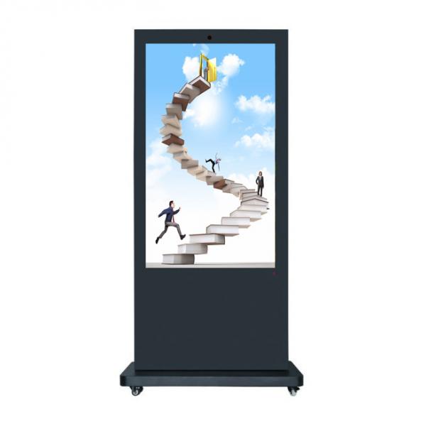 Quality Double Side Totem Touch TFT Floor Standing Touch Screen Kiosk 55" for sale
