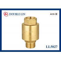 Quality NBR Gasket 1/2" Female X Male Brass Spring Check Valves for sale