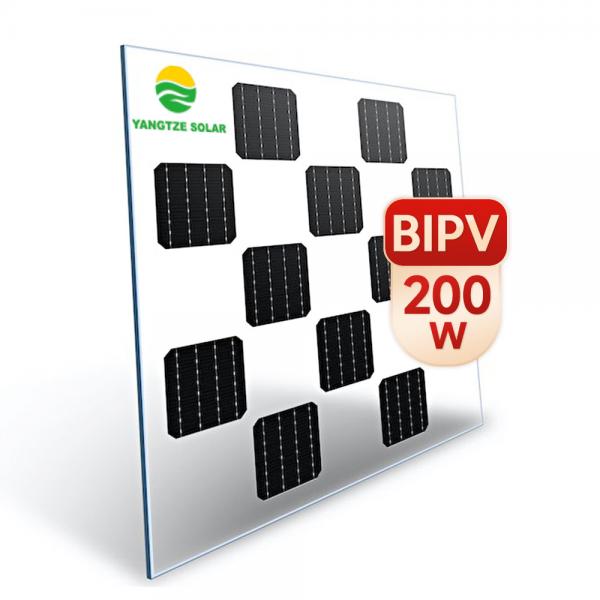 Quality OEM Integrated Photovoltaic BIPV Solar Panels 200W for sale