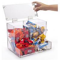 China Counter Top Acrylic Display Case , Pure Acrylic Display Cubes for Candy Wholesale factory