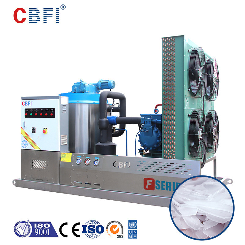 China 5 Tons Per Day Containerized Ice Flake Making Machine R507 Refrigerant factory