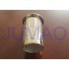 China Low Carbon Steel Wire Mesh Filters Powder Coating Canister With Conical Hole factory