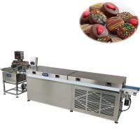 China Perfect Equipment Chocolate Enrober / Chocolate Covered Machine factory