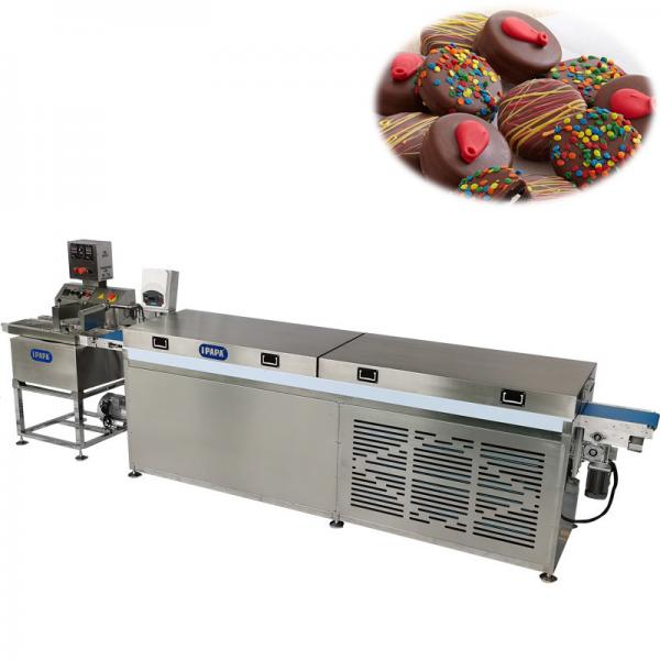 Quality PE15 Commercial tunnel cooling automatic floor type chocolate enrobing machine for sale