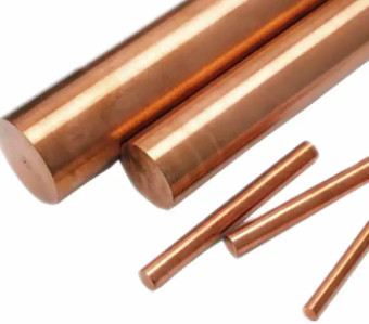 Quality Bulk Grounding Solid Copper Bar Dowsing Rods C2680 C7521 C5191 C1100 C7025 for sale