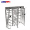 China Biometric Rotor Turn Style Security Turnstile Gate Stainless Steel Full Height factory