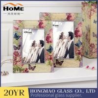 china Lightweight Portable Glass Wedding Photo Frames Anniversary Gifts High Hardness