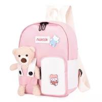 China Baby Cartoon Plush Kids School Backpacks Polyester Lining for sale
