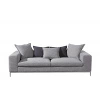 Quality Fabric sofa 3seater metal base sofa high density pure sponge seat cushions for sale