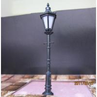 China classic courtyard lamp---model lamp pole,HO model train layout pole,1:87 light,classical yard lamppost，copper lamppost factory