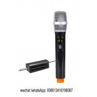 China U1 / professional universal  UHF wireless microphone  with 20 channel selectable frequency rechargeable battery 18650 for sale