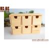 China Wooden box with drawers- Wooden desk organizer- Keepsake Jewelry Box - Apothecary Cabinet - Desktop Organizer factory