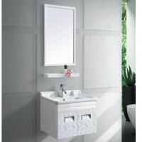China Modern Alunimun Bathroom Vanity/ all aluminum bathroom cabinet/Mirror Cabinet /DB-8116B 600X460mm factory