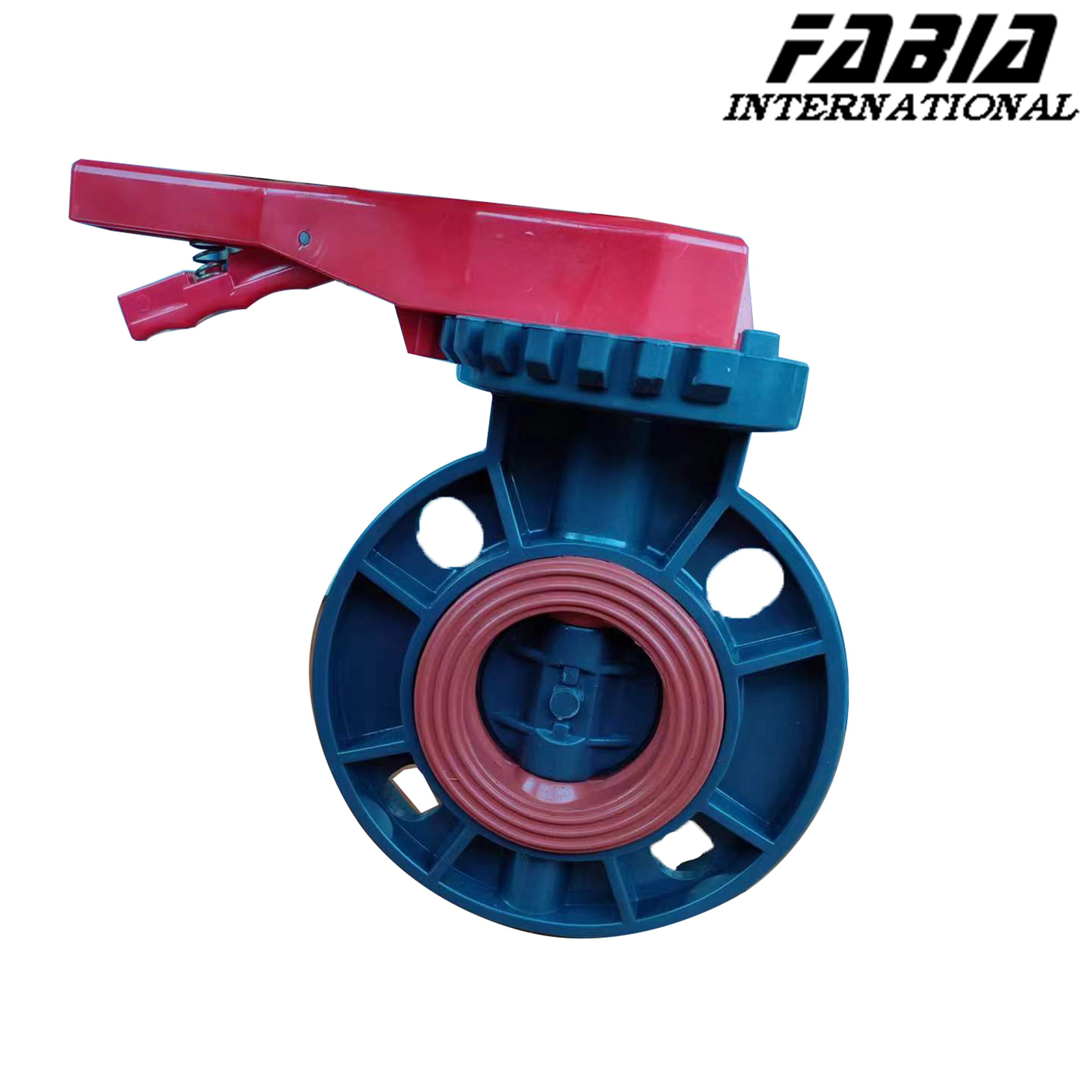 China Low Temperature Soft Seal UPVC Butterfly Valve Industrial Manual Valve factory