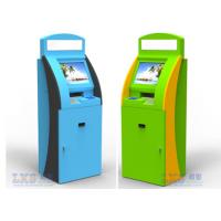 China Free Standing LCD Dual Screen Retail Mall Kiosk Swipe Card Reader Kiosk factory