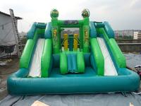 China CE Certificates Inflatable Water Slide PVC Tarpaulin Material For Outdoor Games factory