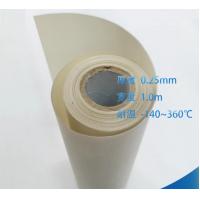 China Silicone Baking Mat PTFE Coated Glass Cloth With Bull Nose Joint factory