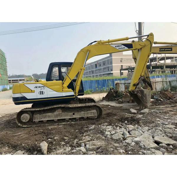 Quality 12 Ton Second Hand Kobelco Excavators / Kobelco Sk120 Excavator With 0.5m³ Bucket for sale