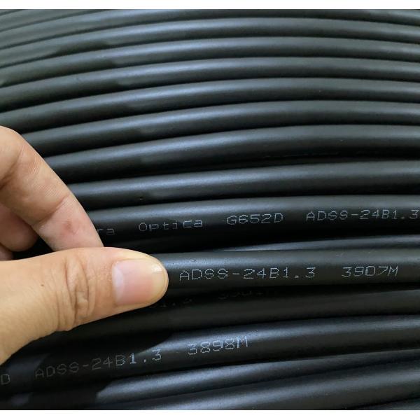Quality Aerial G652d Self Supporting Outdoor ADSS Fiber Optic Cable 48 Core for sale